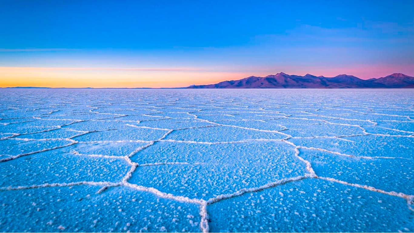 Uyuni Salt Flat - sunset