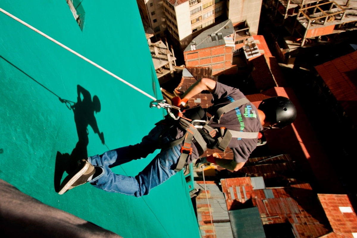 Rappel in La Paz1