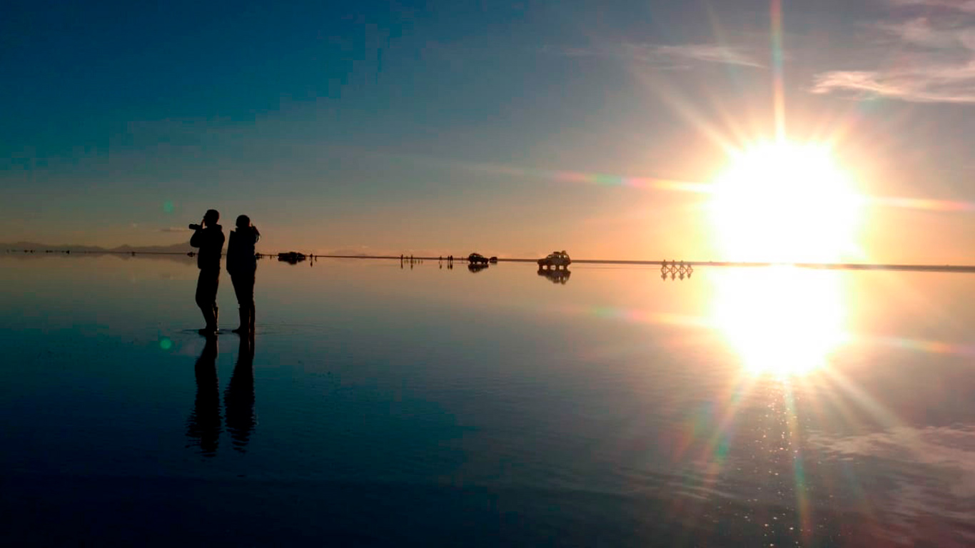 Uyuni Salt Flat Sunset